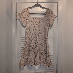 Floral Cream Dress